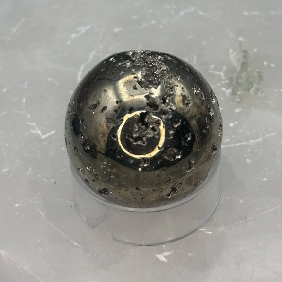 Pyrite Mini Sphere #5 - Picture 3 of 3